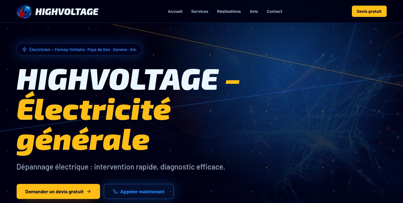Projet HighVoltage réalisé par Dgite.X